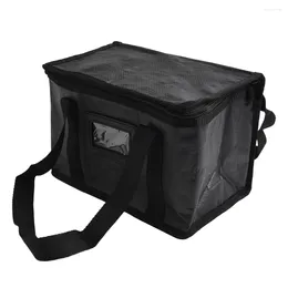 Storage Bags Pizza Bag Meal Delivery Double Zip High Quality Waterproof Food Replacement Takeaway Thermal Durable