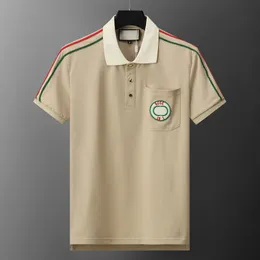 Basic mens polo shirt men t shirt Chest Embroidery Logo polo shirts Summer tshirts Luxury Brand tee Man Tops M-3XL VVR*