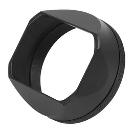 HAOGE LHX54B X100V Lens Hood Aluminium Metal med 49mm adapterring för Fujifilm Fuji X100V X100F X100S Camera 231226