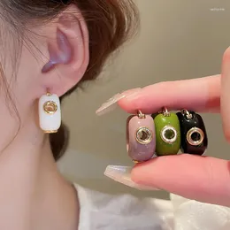 Creolen Korea Retro Einfache Kleine C-förmige Ohrschnallen Für Frauen Hochwertige Temperament Mode Pendler Schmuck