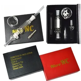 Bongo de vidro Nector Collector NC Kits 10mm Joint Hookahs Dicas Prego Keck Clip Bongs Cera Oil Dab Rigs Ferramentas Portátil Tubo de Fumaça Tubos de Fumar Grosso Pyrex