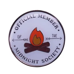 Midnight Society Conffire Enamel Pin 90s Nostalgia Ghost Stories Fani Accessory2664325