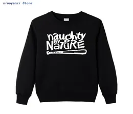 Men039s Hoodies Sweatshirts Naughty by Nature Old School Hip Hop Rap Skateboardinger Music Band 90s Boy Girl Black Cotton Men5228610