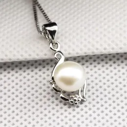 Pendentif Colliers En Gros 925 Sterling Argent ColorPearl Incrusté Colorjewelry Colornecklace Pour Femmes/hommes Chaîne