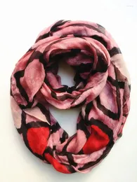 Шарфы Модное кольцо женский шарф для легкий геометрический принт/сплошной цвет смешанная шаль бесконечность сезон весна-лето