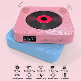 Eletrônicos Outros Eletrônicos Leitor de CD portátil Alto-falante Bluetooth Leitores de CD estéreo Tela LED Leitor de música CD montável na parede com controle remoto IR