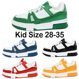 2024 Designer Kinderschuhe für Jungen Mädchen Baby Schwarz weiß Panda Kuh rosa Freizeit-Mode-Sneaker Kinder Walking Kleinkind Sporttrainer Größe 28-35 EUR