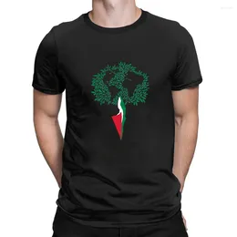 Erkek Tişörtleri HX Filistin Tişörtleri Ağaç Baskılı Pamuklu Tees Kısa Kollu Moda Erkek Kadın Giyim Damlası