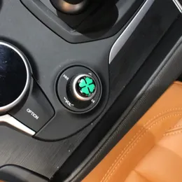 Наклейки, 1 шт., ручка переключения передач для салона автомобиля, звуковая ручка, украшение, кольцо, наклейка для Alfa Romeo Giulia Stelvio 2017 18 Carstyling