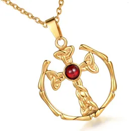 Pendant Necklaces Cross Ring Necklace Delicate Appearance Non-fading For Birthday Valentine's Day Gift NOV99