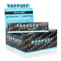 rolling paper smoke shop TOPPUFF 78MM Multi Color volume containing 50 pieces a box of 25 large volumes ROLLING PAPERS ZZ