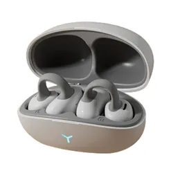 Bluetooth-hörlurar TWS True Wireless Headset Sport Ear Hook Hifi Earbuds With Charger Box Power Pro Long Life Ear Clip-On Bass hörlurar för Xiaomi Samsung iPhone
