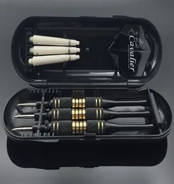 3pcsset darts professionale carry box 24g 25g black golden in acciaio punta di freccette con freccette in ottone 87985551