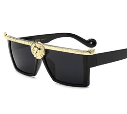 2018 new fashion wild lion head designer anna sunglasses women men brand design square frame sun glasses Gafas de sol2064194