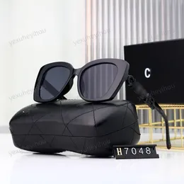 23SS CC Sonnenbrille Modedesigner Ch Sonnenbrille Mode Top Fahren im Freien UV-Schutz Oval Mode Logo Bein Für Männer Frauen Sonnenbrille Marke Desinger Geschenk