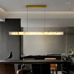 Avizeler modern lüks tarzı mermer led avize yemek odası mutfak yatak odası altın dekorasyon kolye lamba tasarımı süspansiyon ışığı