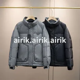 Parkas Abrigo para hombre Chaqueta de plumón para hombre de marca de lujo Chaqueta de plumón ligera de alta calidad 23 Nueva chaqueta de plumón juvenil informal con cuello corto para invierno al aire libre