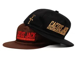 Cactus Jack Snapback Cap algodão Bordado Baseball Cap para homens Mulheres