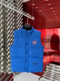 Designer Down Weste Pocket Jackets Parkas Reißverschlussbades Männer Downs Casual Coat Canadian Gans Tops Outwear Multiple Color XS-XXL 2024