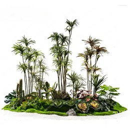 Flores decorativas grande árvore imitativa vegetação árvores falsas piso bonsai canto decoração acessórios para casa soportes para plantas