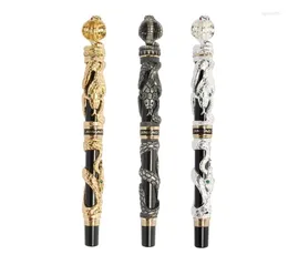 1 шт., уникальная ручка-роллер со змеей, высококачественная ручка Jinhao 0,7 мм с черными чернилами, ручки для письма, бизнес-офис, подарок для коллекционирования