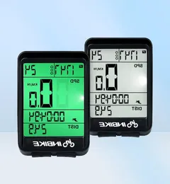 인바이크 방수 자전거 컴퓨터 무선 및 유선 MTB 자전거 사이클링 주행 거리계 스톱워치 속도계 시계 LED 속도 CX9 2207165186630