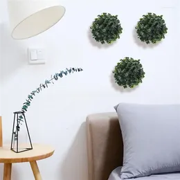 Dekorativa blommor 4 datorer chic topiary delikat runda elegant hänge unikt hängande utsökt för festdekor växtbollar