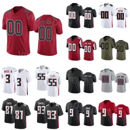 2024 New Football 90 David Onyemata Trikot 9 Desmond Ridder 81 Jonnu Smith 3 Jessie Bates III 55 Kaden Elliss 53 Nate Landman 93 Calais Campbell Sport Frau Jugend Männer