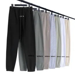 pants sweatpants designer pants sweat pants mens womens reflecting letters best version 550g+ weight warmth fleece thicken pants loose fit wholesale price