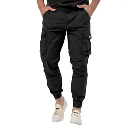 Erkek pantolon açık kargo gündelik çok cepli sudaderas para hombres erkek mont pantalones hombre