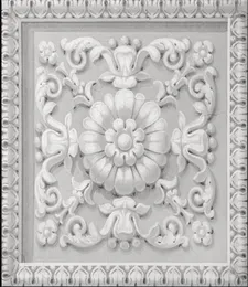 Grå tak klassiska tapeter för väggar 3D Threedimensional European Relief Pattern Stone Carving Tak Tak Wall9831485