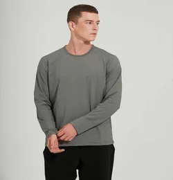 Men039s Long Sleeve Tops The Fundamental Yoga Sports Tshirt High Elastic Speed Dry Round Neck Fitness Gym Clothes Running Casu8547542