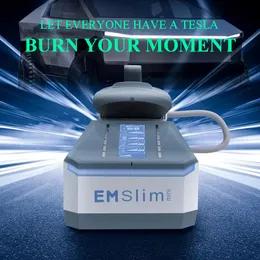 EMSLIM MINIポータブルスリミングマシンシングルハンドルハイエムマッスルビルディングファットバーニングエムスリムネオボディ輪郭を描くファーミング装置
