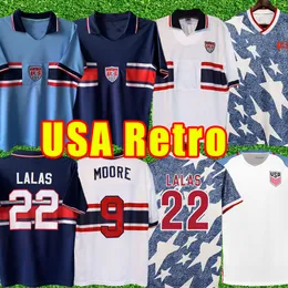 1994 1995 US LALAS RETRO FUSSBALLJERSEYS Vereinigte Staaten HARKES RAMOS WEGERLE BALBOA Reyna JONES 94 95 16 Ame Camiseta Klassische Fußballtrikots 1997 97 2013