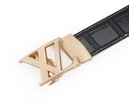 Belts Men39s Automatic Ratchet Genuine Leather Belt Buckle Male High Quality Casual Cinturones Extra Long Black EBelts2445957