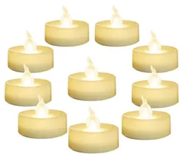 SXI 24 pacote de luz branca quente Luzes LEDs sem flutuador Luz do dia 1.4 "Candle falsa elétrica para Partido Votivo de Casamento2551091