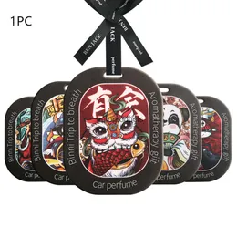 1pc Personality Trim Cartoon Truck Hanging Car Air Freshener Paper Car Perfume Cool Solid Perfume Deodorant Pendant Car With Decorative Items