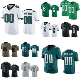 Stitch Football 41 Nicholas Morrow Jerseys 0 Dandre Swift 6 Devonta Smith 88 Goedert 32 Reed Blankenship 52 Zach Cunningham 2 Darius Slay Breatble Woman Youth Men Men Män