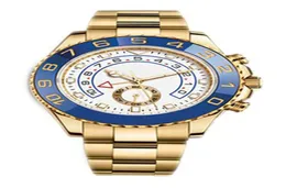 Reloj automático para hombre, reloj mecánico dorado, tamaño 44mm, anillo giratorio de cerámica, movimiento de cuerda, correa de acero fino 316 men6535846