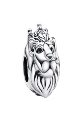 Regal Lion Charm 925 Srebrne Momenty Zwierzęta dla Fit Charms Pulsera Oryginalna para Mujer Bransoletka biżuteria 792199C01 Andy Jewel7890635