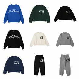디자이너 남성 Cole Cole Sweater Cole Buxton 풀오버 니트 스웨트 셔츠 대형 캐주얼 여성 힙합 스포츠 바지 아시아 크기 S XL B6VZ#