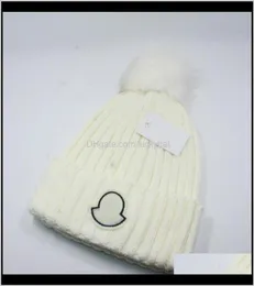 Beanieskull Cappelli Sciarpe Guanti cessori Drop Delivery 2021 Moda invernale Cappello a secchiello con lettere Berretto da baseball da strada Cap6750971