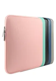 PU LÄDER VATTENSKAPT LAPPOT SLEEVE PAG Protective Zipper Notebook Case Computer Cover för 11 13 15 tum för MacBook Air Pro221A6691653