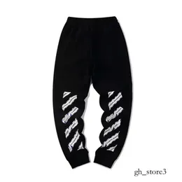 Off White Pants Designer Airport Cordon Sweatpants Men and Women Offs New Sports Loose Casual Pants Fashion Brand Offwhite Long Pants 860