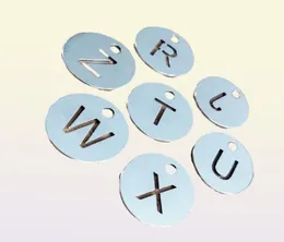 Novelty Items 26 PCS Stainless Steel Letters Plates Round Labels Mark Sign Classification Tags Metal Alphabet Item Marker AZ Sign2967291