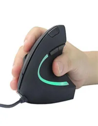 Ergonomiczny myszy Wysoka precyzyjna optyczna pionowa mysz Regulowane DPI 1200 2000 3600 USB PRZEWODNIK MOSZA DODATKOWA DLA DOWOLNEGO COMP2167586