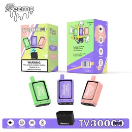 Magazzino UE Feemovape TV30000 Kit di sbuffi Puff30000 Sigaretta elettronica monouso Vape Scatola di svapo 60ML Cavo di tipo C e-juice Batteria ricaricabile