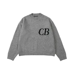 Kış tasarımcısı Cole Buxton Sweater Erkekler Jacquard Zımparalanmış Kazak Erkekler Sıradan Set Hoodies Gevşek CB Y2K Sweatshirts Kadın Mektup Kazak CB HOODIE TC6R