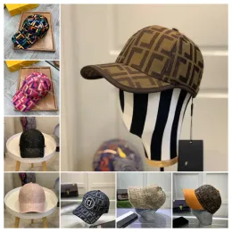 20 Mixed Luxury Designer Baseball Caps Fashion Letter Jacquard Fabric Cap for Mens Women Classic Bucket Hat Snapback Hats Bonnet Beanie Casual Accessories