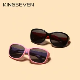 Kingseven Design Kids Sunglasses Boys Sunglasses девочки Детские очки камуфляж солнечные очки для мальчиков Gafas de Sol Uv400 231227